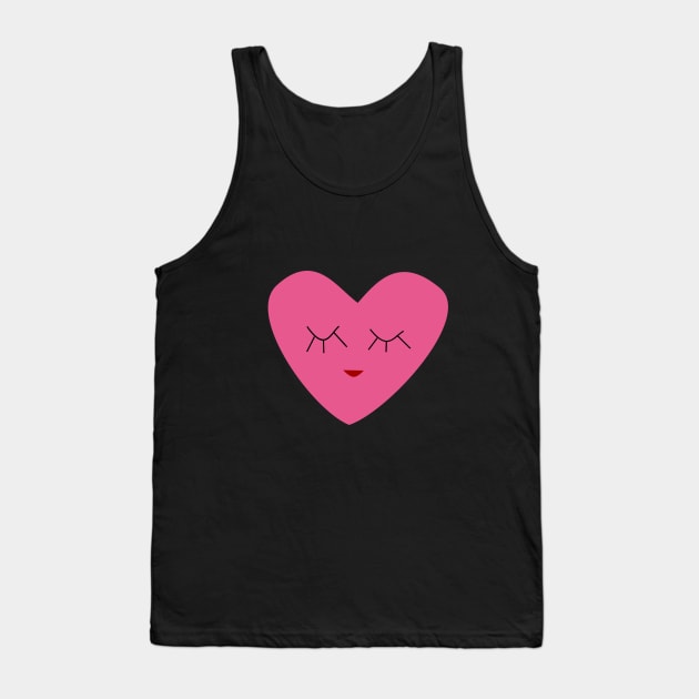 cute heart Tank Top by bruxamagica